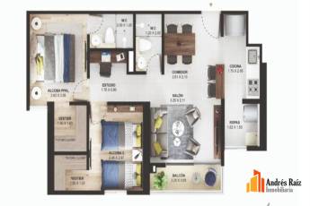 2 Dormitorio Habitaciones, ,1 BañoBathrooms,Apartamento,En Venta,1763729-V 2 Dormitorio Habitaciones, ,1 BañoBathrooms,Apartamento,En Venta,1763729-V